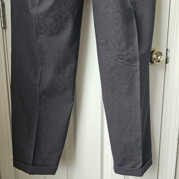 NWT 36x29 Jos. A. Bank Plaid Brown Trouser Pant 100% Cotton Travelers Collection - Picture 7 of 10